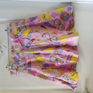 EUC Retrolicuous Skate Skirt w/ Summer Print Size 1X (XL) Made in USA